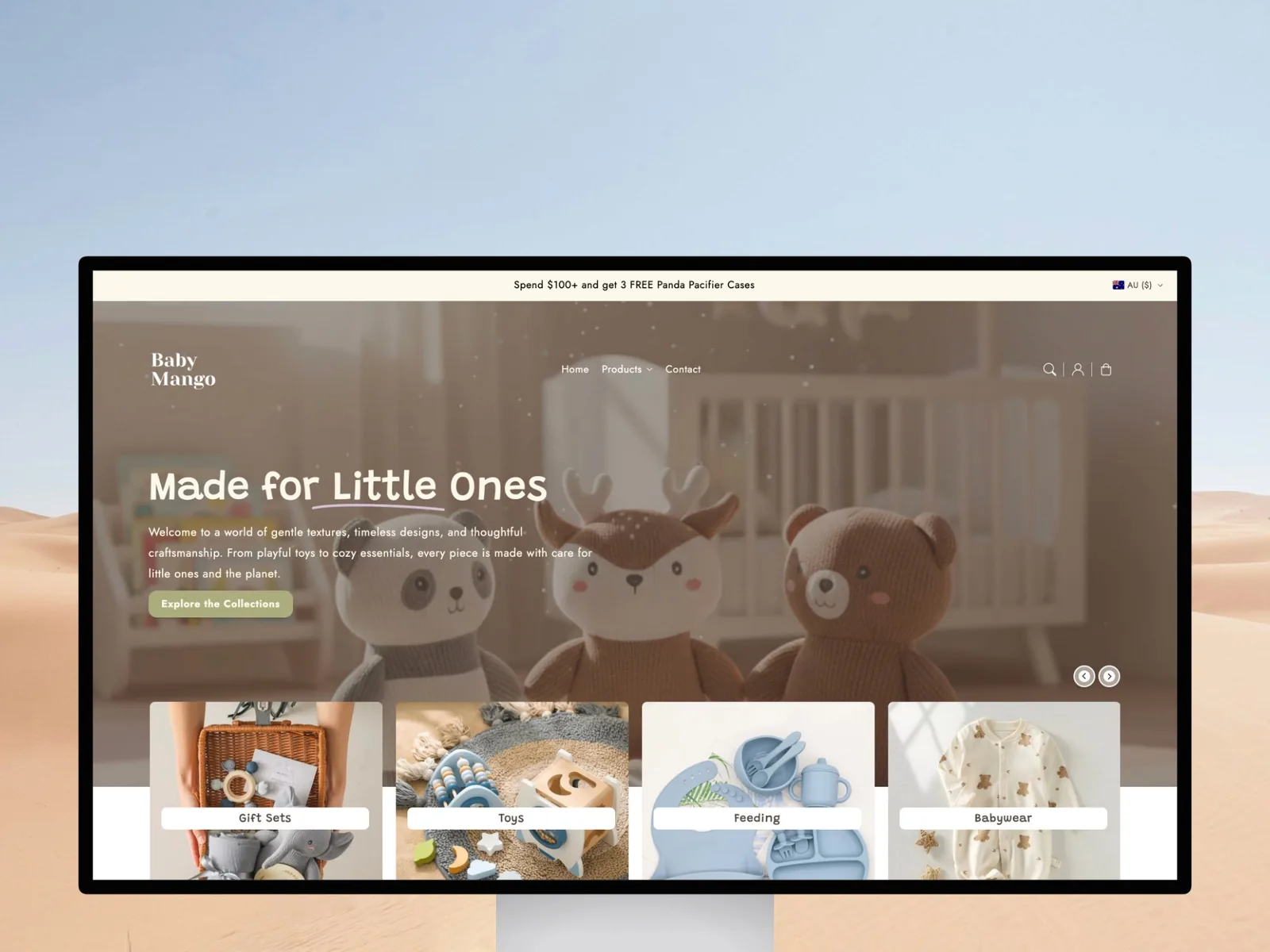 Launching a premium store for Baby Mango.